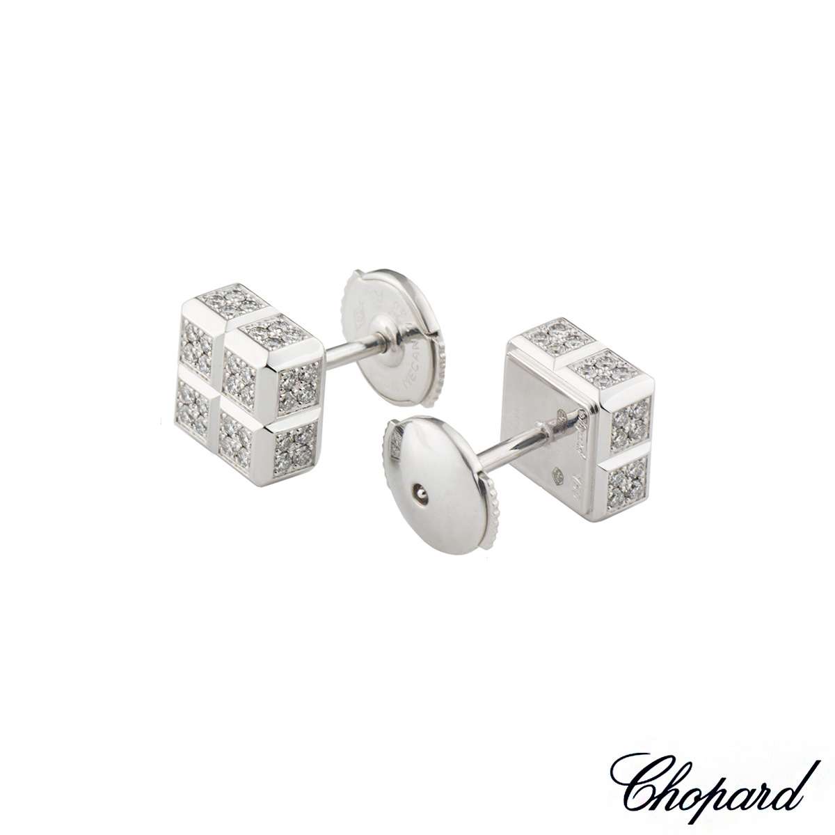 Chopard Ice Cube Diamond Earrings 83/4101 | Rich Diamonds